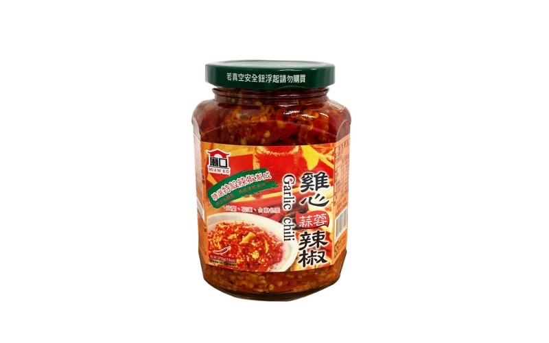 雞心 蒜蓉辣椒  370g