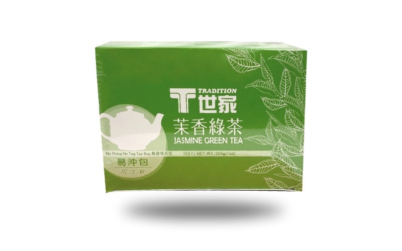 【T世家】茉香綠茶(易沖包)  100入