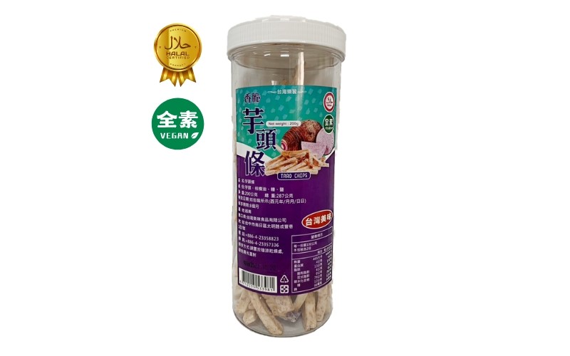 香脆芋頭條 - 罐裝200克  