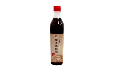 【冷壓】純正黑麻油 520g