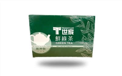 【T世家】鮮綠茶(易沖包)  100入