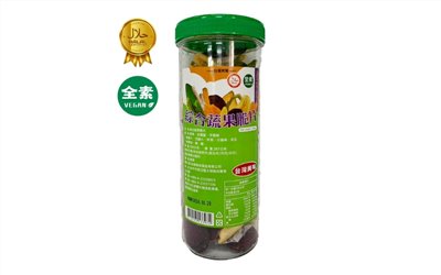 綜合蔬果脆片 - 罐裝200克 