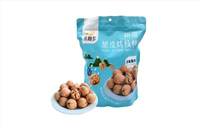 【台灣美味】果趣多 新疆紙皮烤核桃 - 奶香風味 