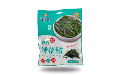 【小包裝】烘乾海帶結  30克 